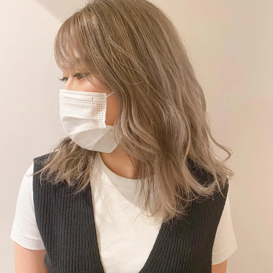 ミディアム カラー 艶カラー⁑ナチュラル ⁑中屋恵美🍃のヘアスタイル