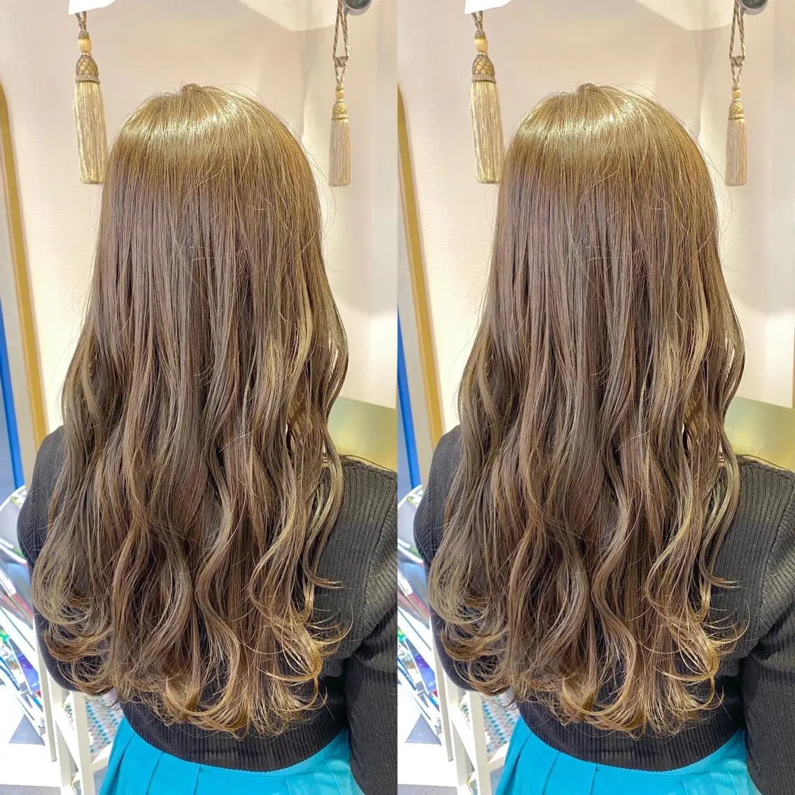 ロング カット ヘアカラー トリートメント レイヤーカット /透明感カラー西田のヘアスタイル