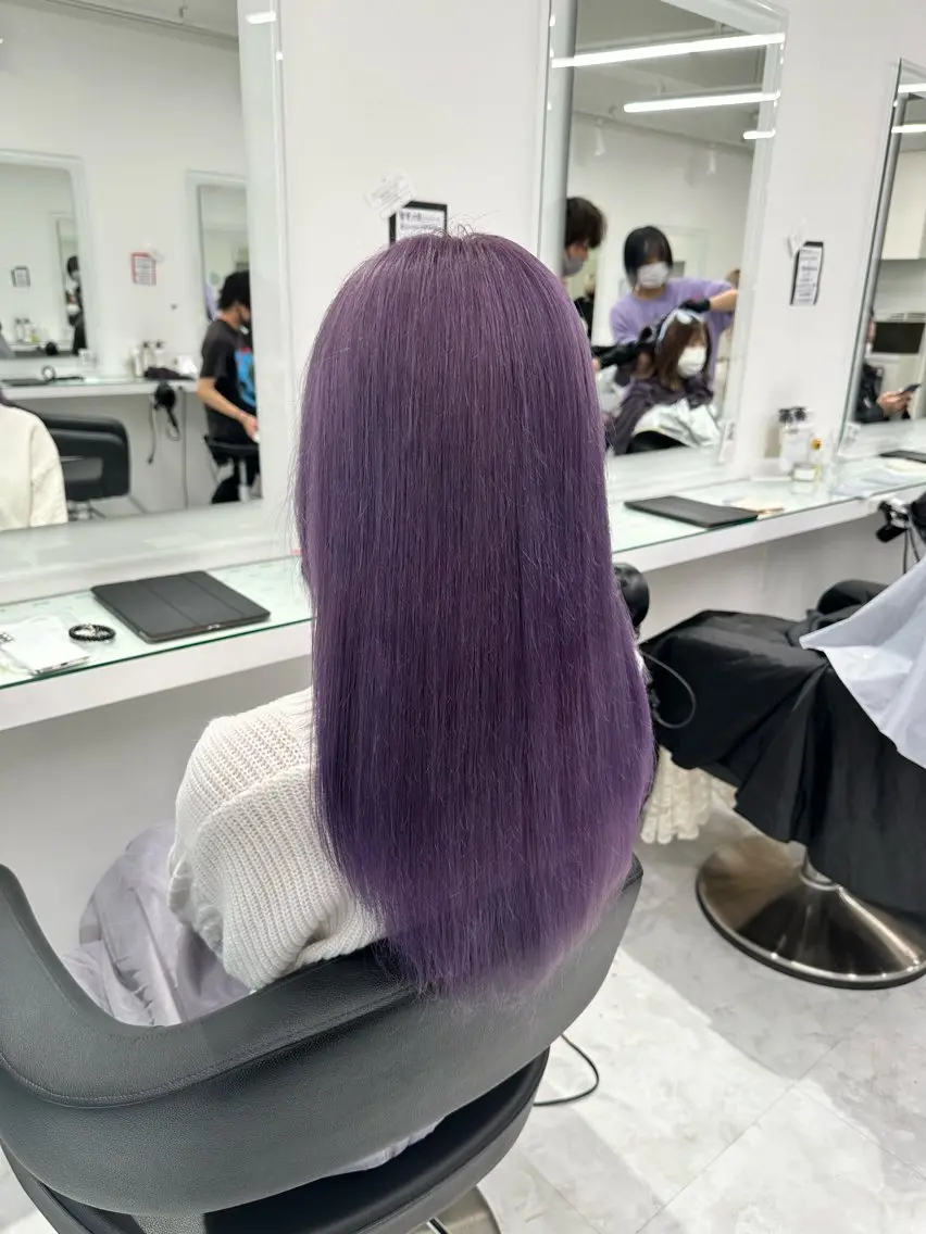 ロング カラー 🩷暖色カラー🩷 BONのヘアスタイル