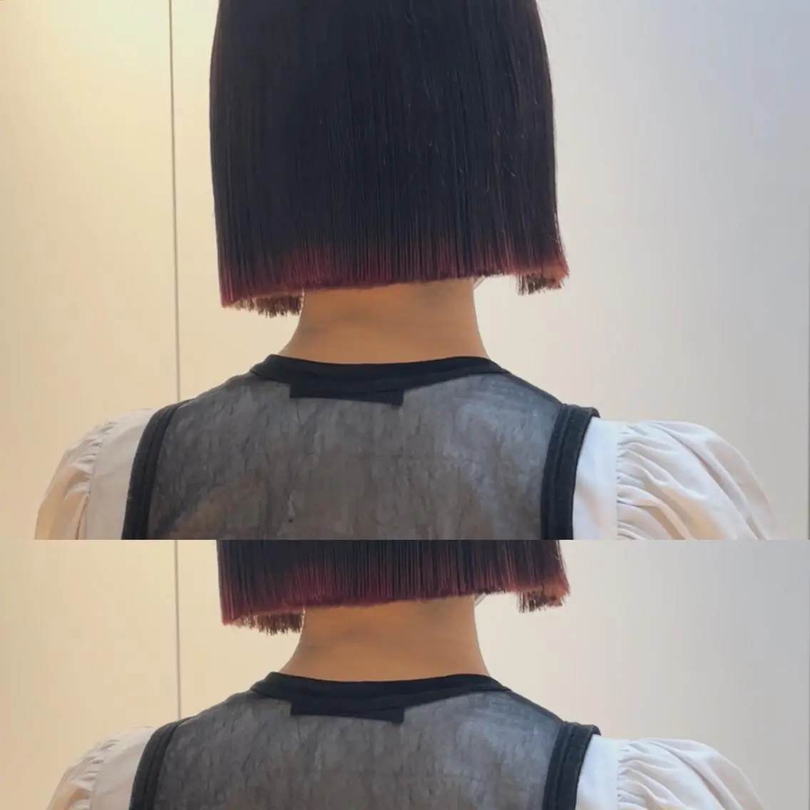 ミディアム カラー ヘアアレンジ ベージュカラー ブリーチ ブラウンカラー ケアブリーチ カシス stylist ◎RUKI.のヘアスタイル