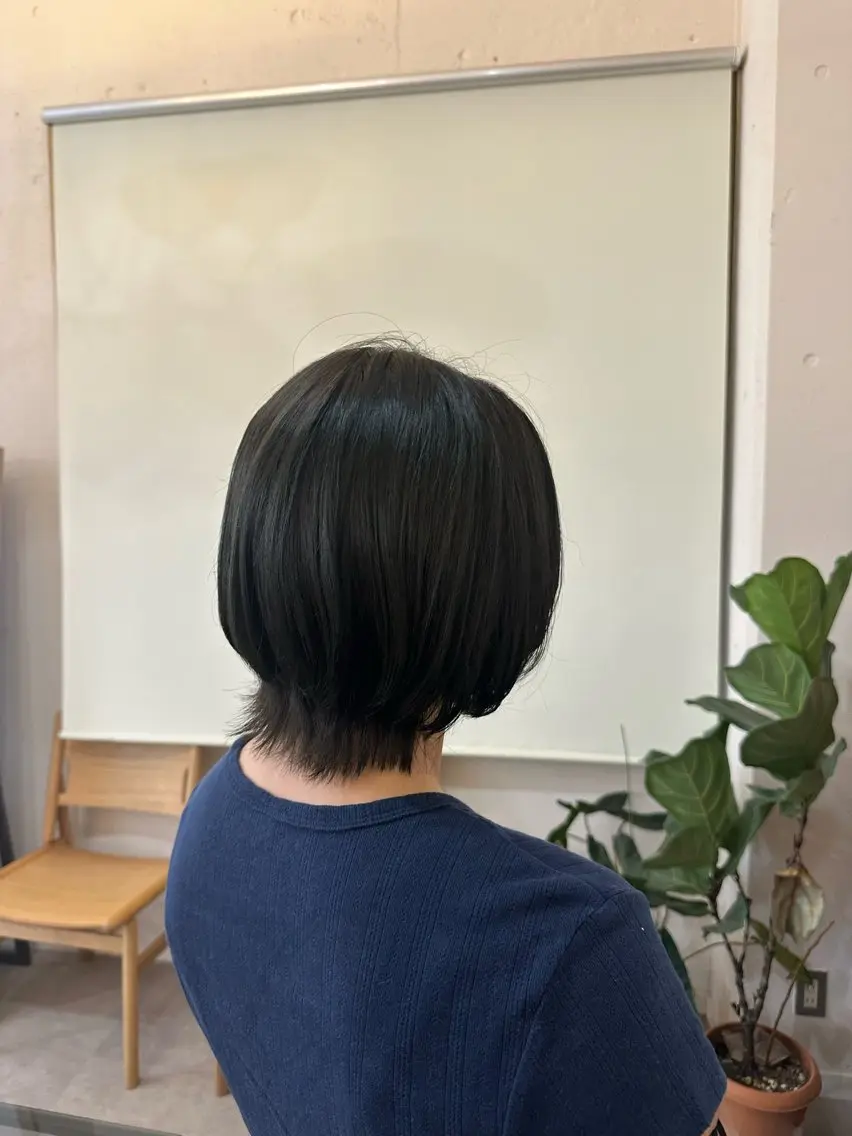 ショート ボブ ウルフカット カット ヘアカラー カットモデル募集中 🌟/田中 桜風のヘアスタイル