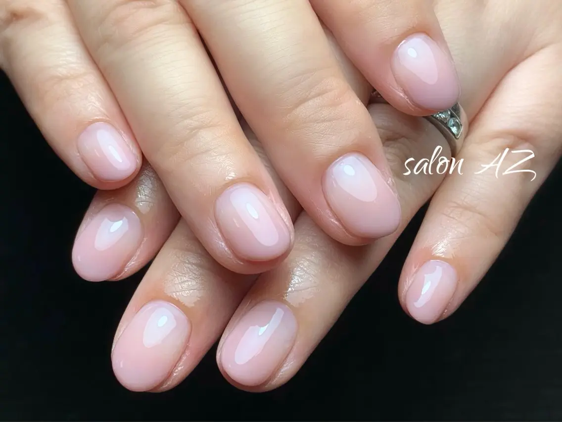 ネイル 持ち込み オフィスネイル スカルプネイル ハンドネイル salon AZ NANAのネイルデザイン