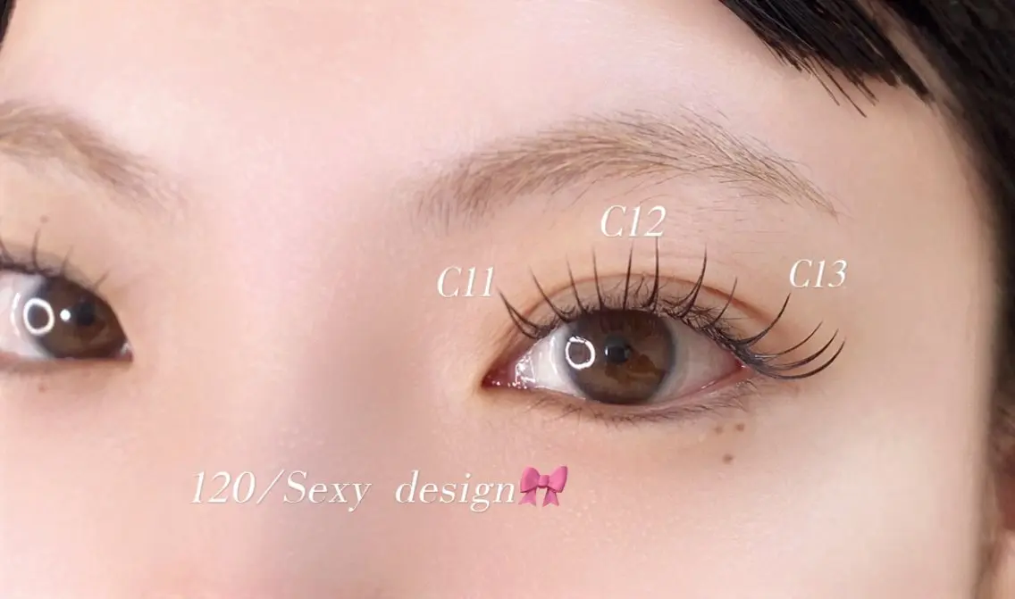 マツエク・マツパ 束感まつ毛 フラットラッシュ 新越谷eyelash Sayaのマツエク・マツパデザイン