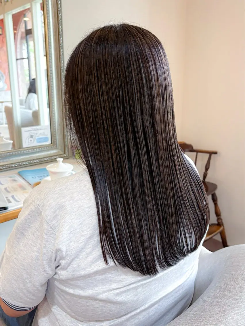 ロング トリートメント 石平 暖のヘアスタイル