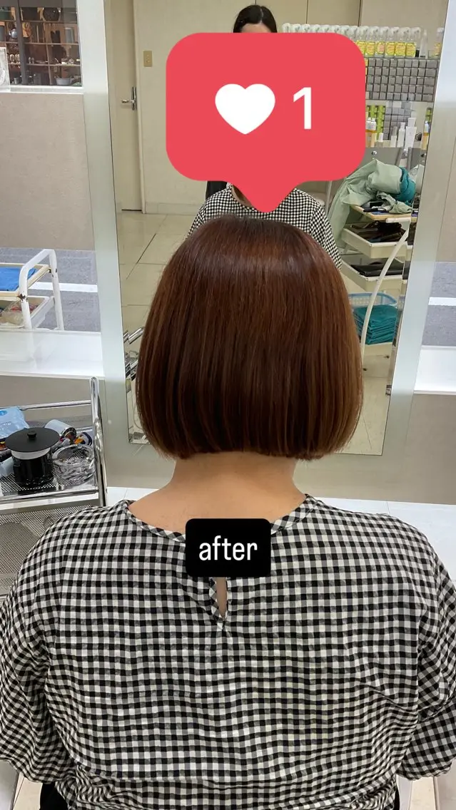 ショート ショートボブ ボブ ショートヘア タカハシ リナのヘアスタイル