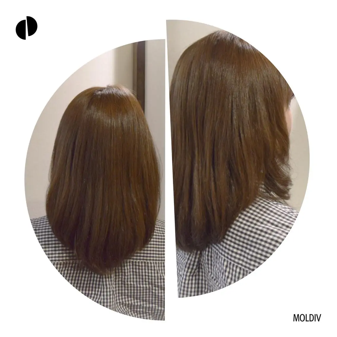 ミディアム セミロング カラー グレージュ ✨縮毛矯正✨髪質改善 ナカシマ ユミのヘアスタイル
