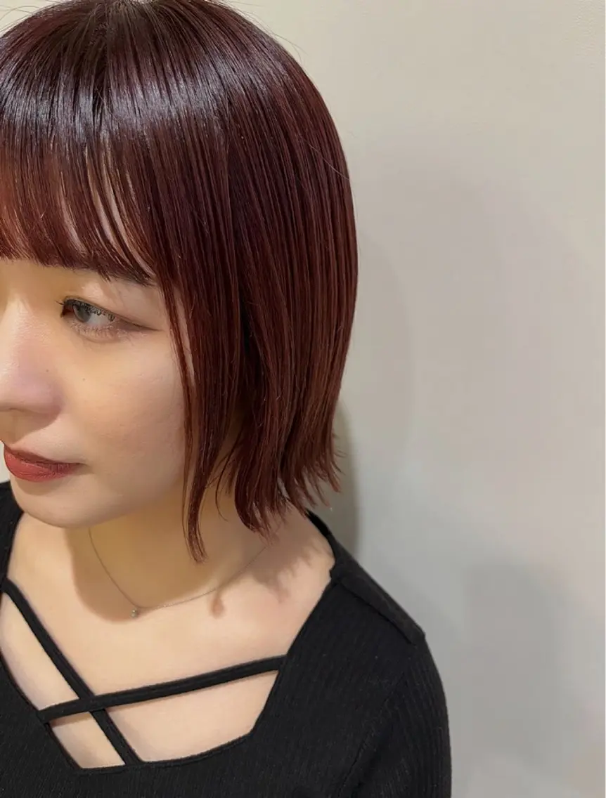 ショート ボブ YUI🍊 ボブ/レイヤーカットのヘアスタイル
