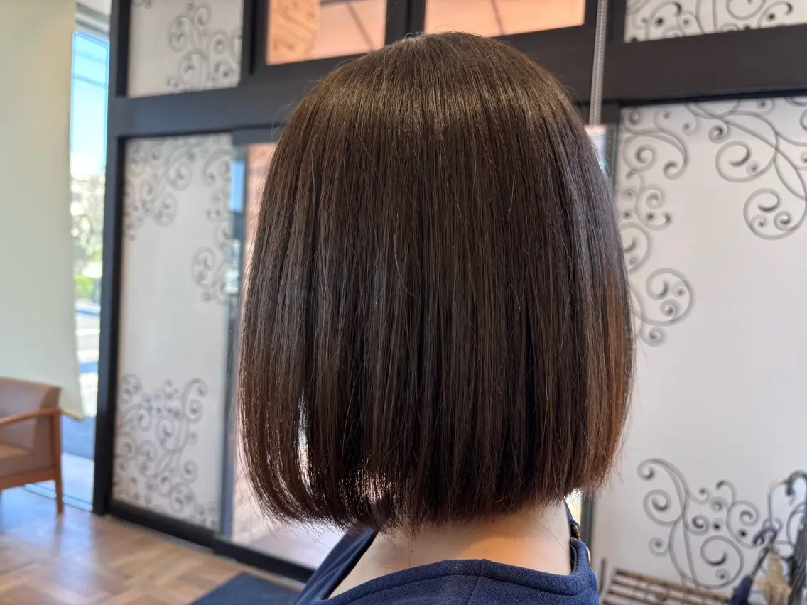 ミディアム ボブ かわにし ゆきのヘアスタイル