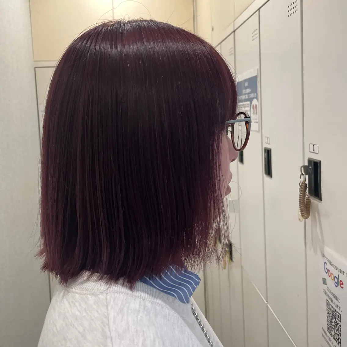 セミロング カラー 💎久米川 東村山 BASSAサトウ💎のヘアスタイル