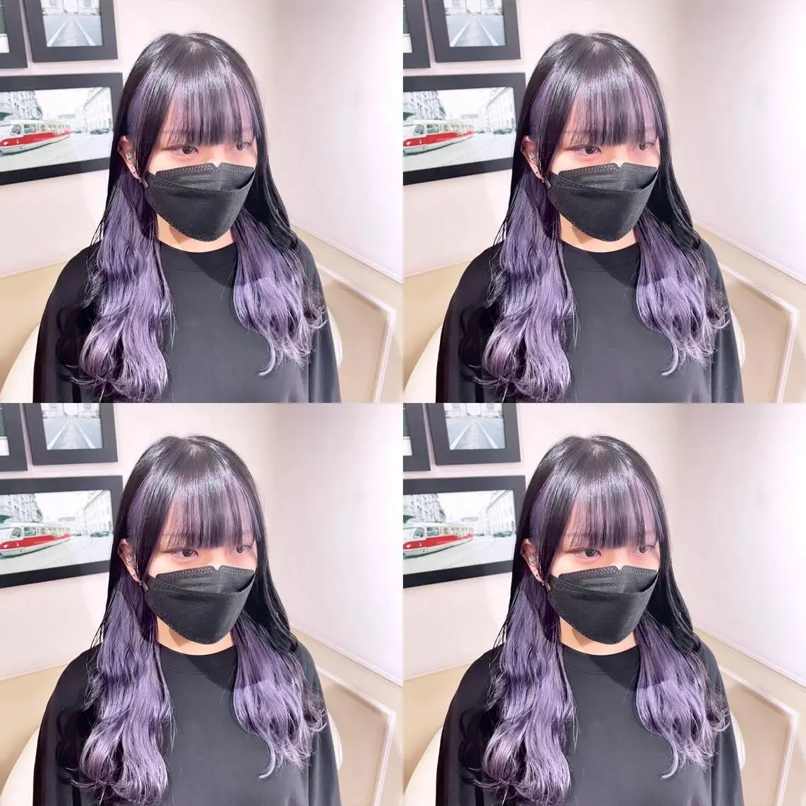 ロング カラー インナーカラー ラベンダーカラー 🌟トップデザイナー 高橋🌟のヘアスタイル