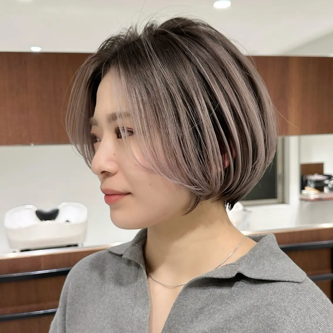 カット＋バレイヤージュの写真