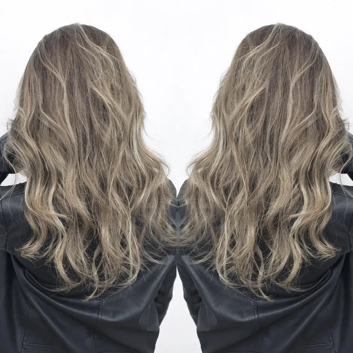ロング カラー ダブルカラー グレージュ ヘアカラー TATSUYA アートディレクターのヘアスタイル