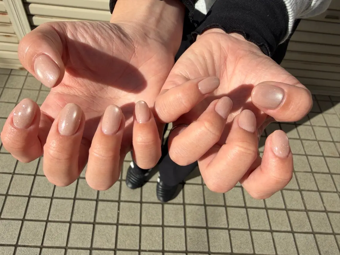 ネイル ジェルネイル マグネットネイル オフィスネイル Kazama Kaoriのネイルデザイン