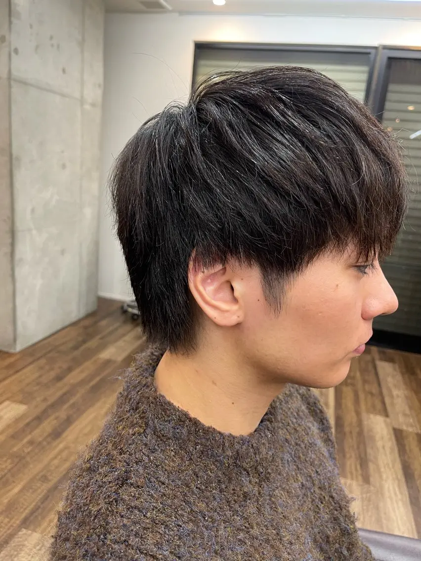 ショート ウルフカット 池袋西口徒歩10秒 EBINAメンズ特化のヘアスタイル