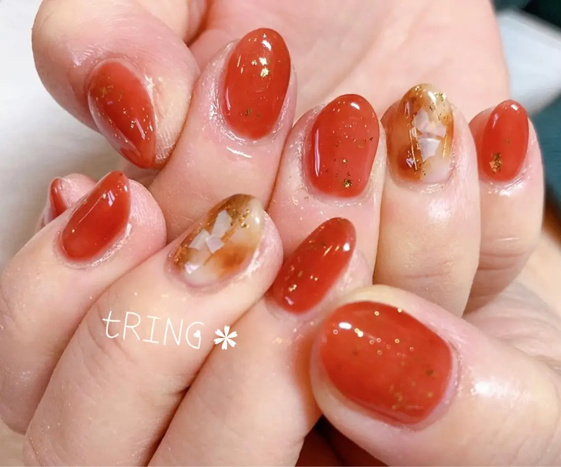 ネイル ハンドネイル tRING* しいの木台のネイルデザイン