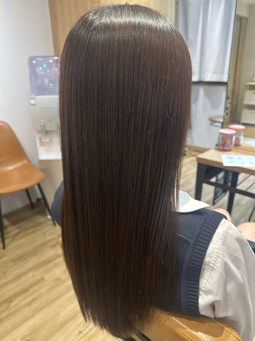 セミロング 縮毛矯正 ✨✂️Nori ✂️✨のヘアスタイル