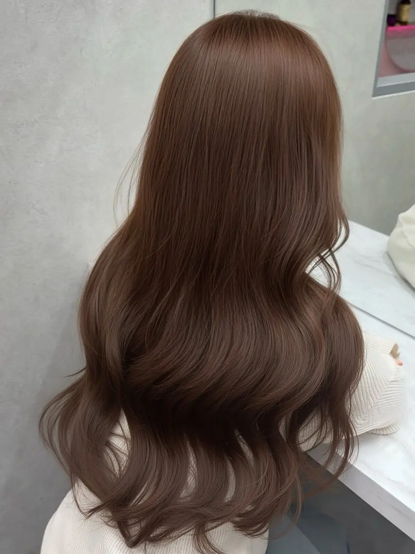 ロング カラー カット ヘアカラー トリートメント ヘアセット レイヤーダブルカラー KYONのヘアスタイル