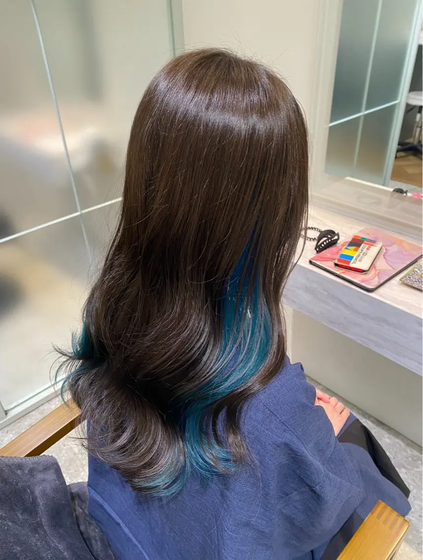 ロング カラー カット ヘアカラー トリートメント モテ艶カラー 🎖さえきはるかのヘアスタイル