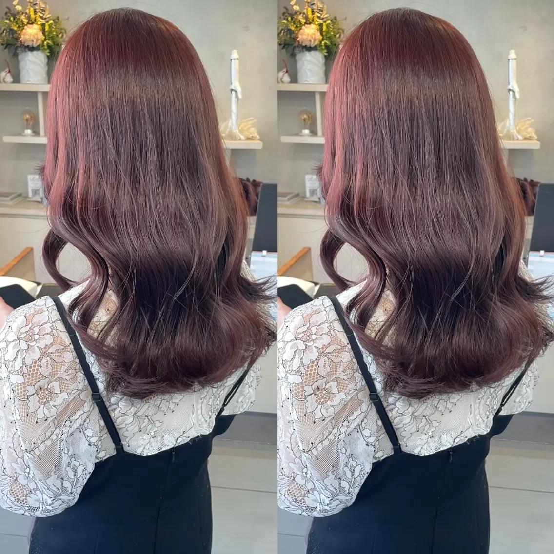 セミロング カラー ブリーチなしカラー kana🐱のヘアスタイル