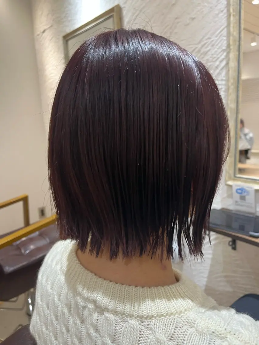 ミディアム カラー アッシュ ディープラベンダー ラベンダーカラー ラベンダーアッシュ カット ヘアカラー トリートメント 🌈透明感カラー🌈 🌟吉田祐介🌟のヘアスタイル