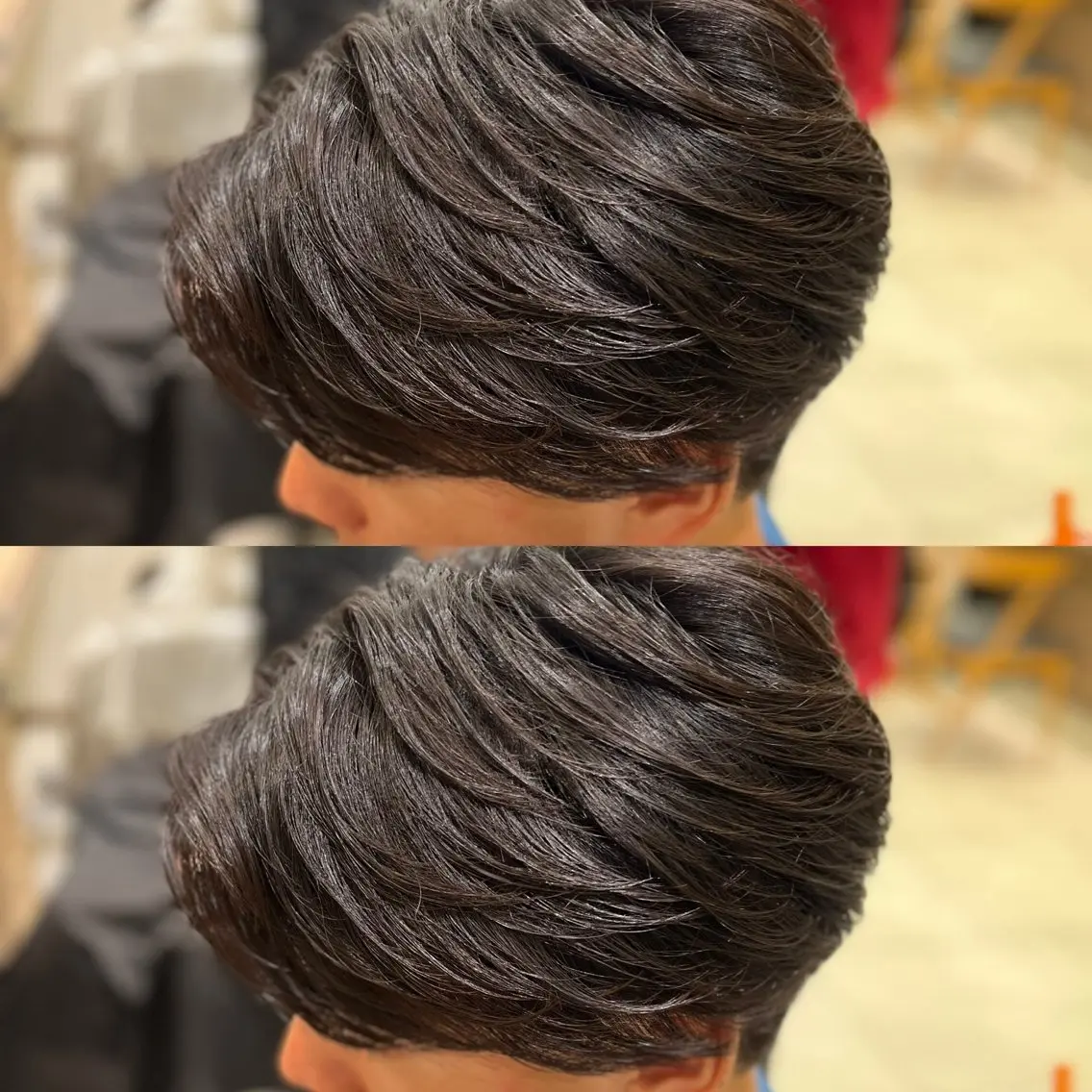 パーマ メンズ メンズパーマ ニュアンスパーマ カット 縮毛矯正 トリートメント ヘアセット 【メンズパーマ✨️ 髪質改善矯正】岩城のヘアスタイル