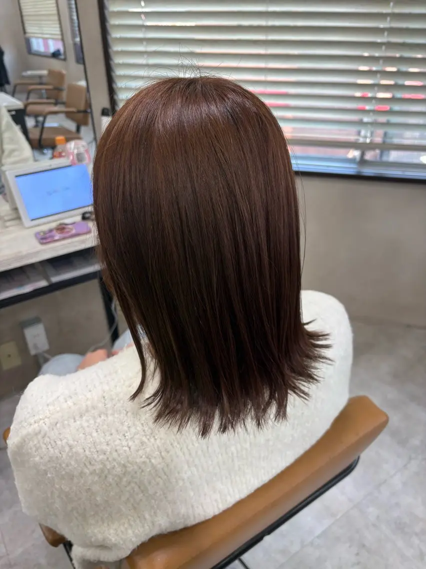 ミディアム カラー ヘアカラー トリートメント 🐈‍⬛Namie 🐈‍⬛のヘアスタイル