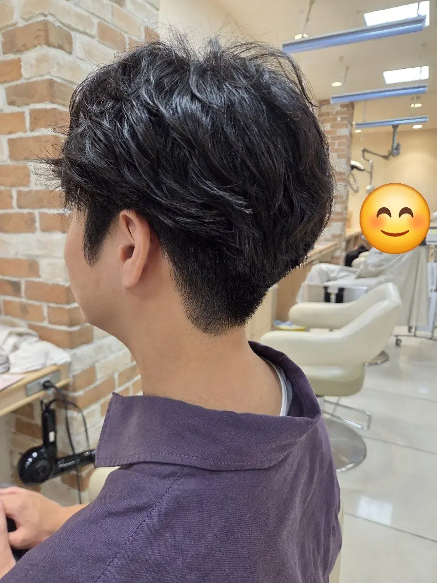 ショート パーマ メンズ カット パーマ メンズパーマ/カラー /カット/樋口捷🔥のヘアスタイル