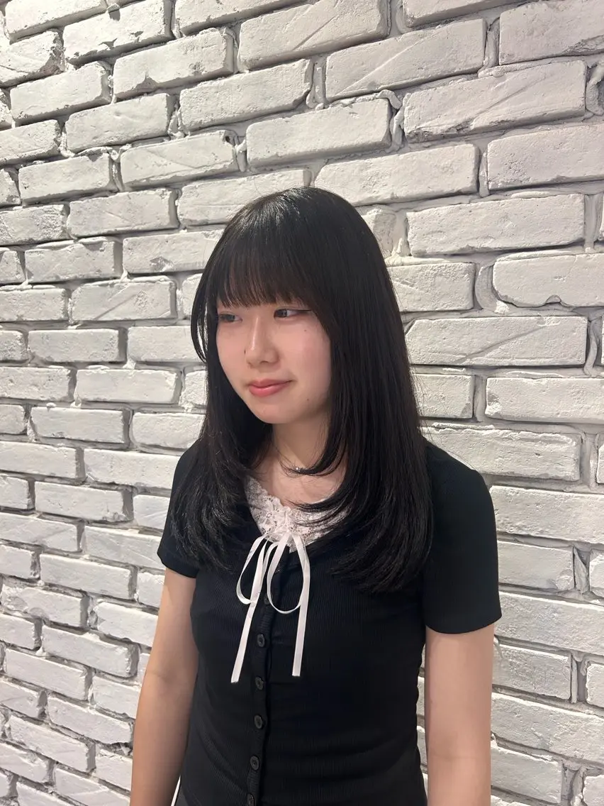 セミロング 🤎オリーブカラー× パーマ特化💫森口のヘアスタイル