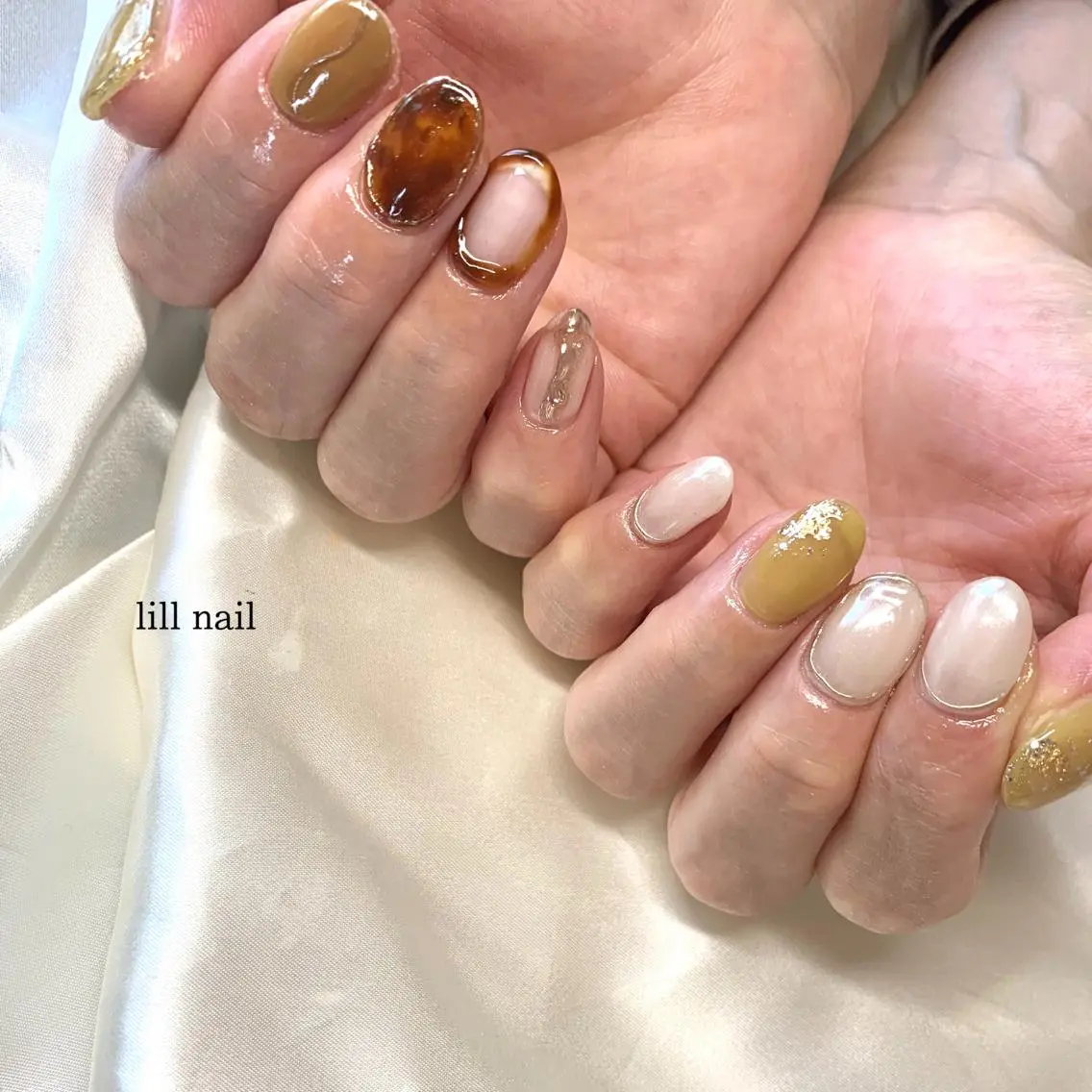 ショート pllia beautyのネイルデザイン