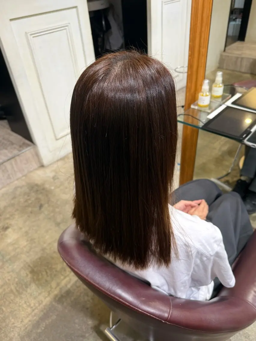 ミディアム トリートメント 鈴木 大空のヘアスタイル