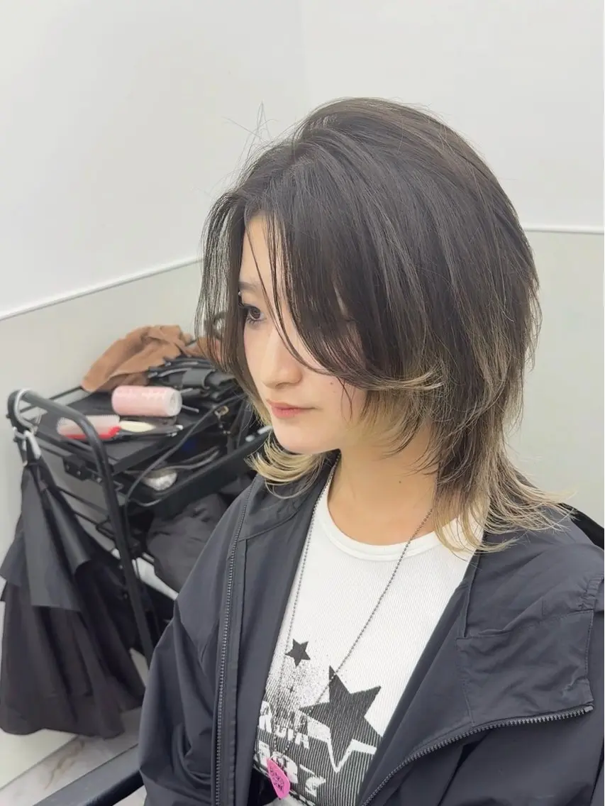 セミロング ウルフカット カット トリートメント 韓国ヘア🇰🇷 スズキのヘアスタイル