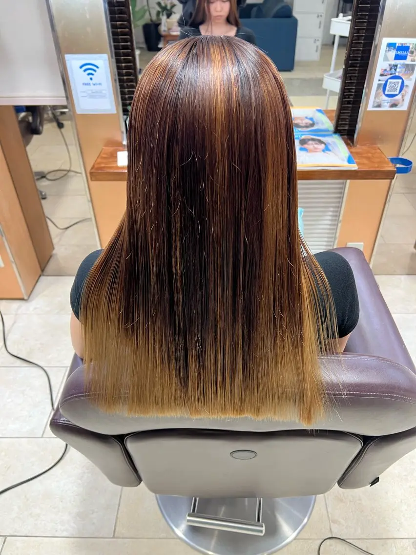 セミロング 後藤 優瞳のヘアスタイル