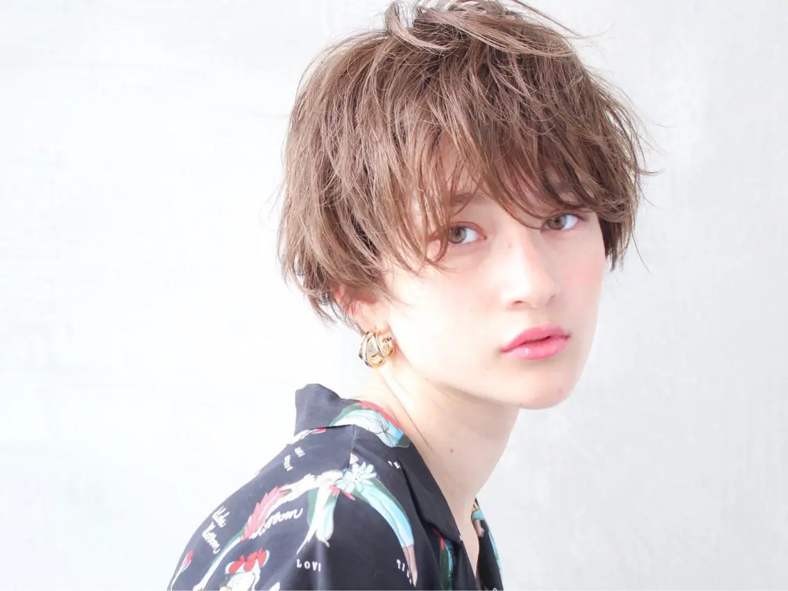 ショート カラー カット ヘアカラー トリートメント 🉐レイヤー/塩見 弘樹🉐渋谷のヘアスタイル