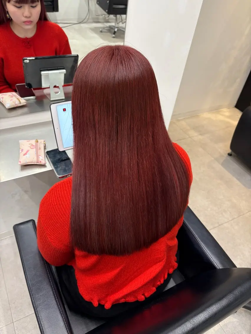 ロング ヘアカラー トリートメント MIHO☾·̩͙⋆ Kroのヘアスタイル