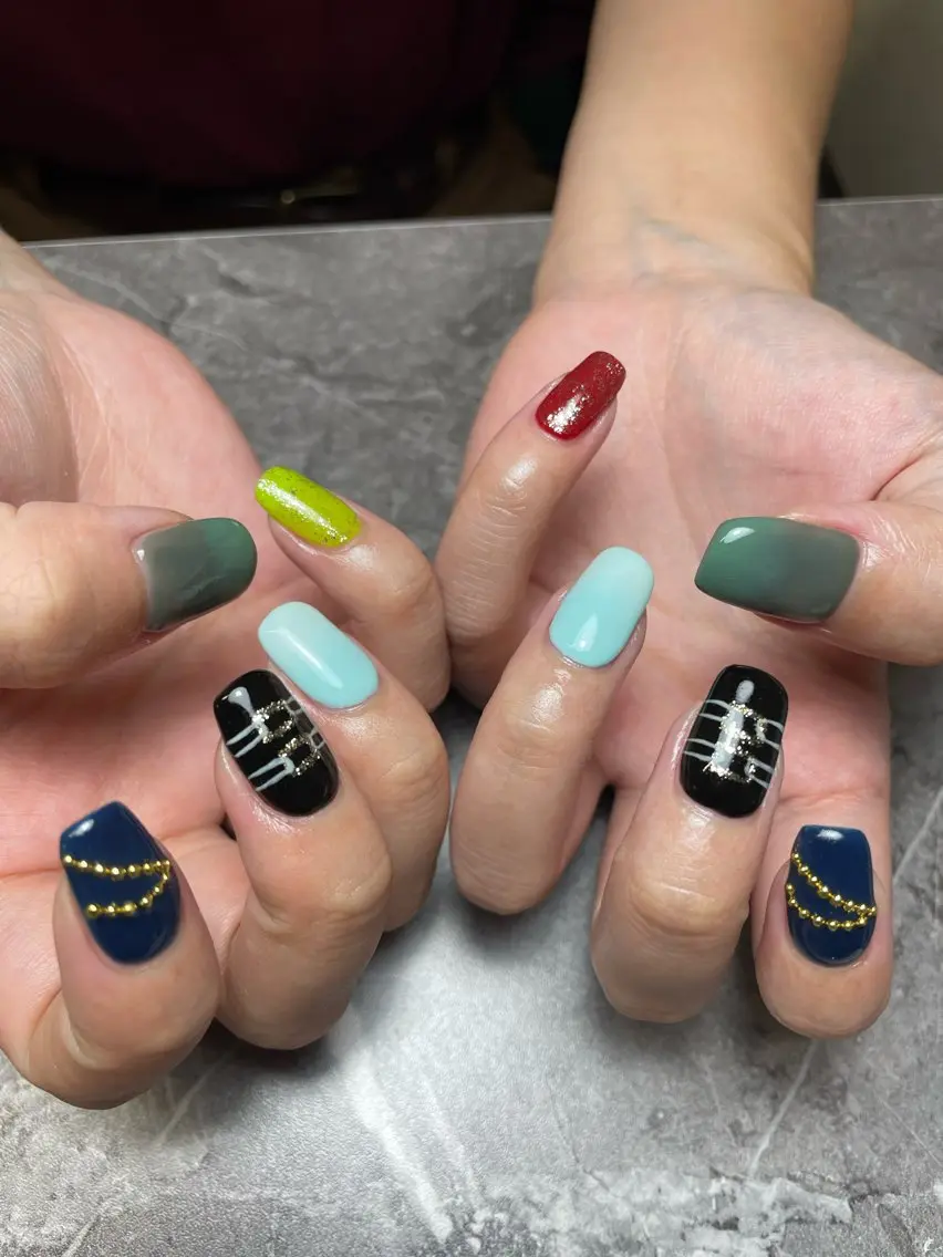 ネイル ハンドネイル nail salon 3🌞越谷のネイルデザイン
