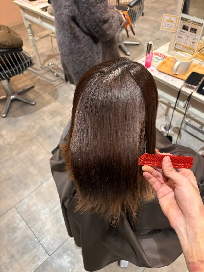 ミディアム 伸ばしかけ 髪質改善 髪質改善 田中大貴のヘアスタイル