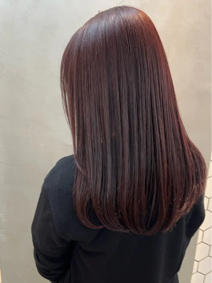 ロング カラー カット ヘアカラー トリートメント Ｖｉｏｔ  銀座 樋口 桃佳のヘアスタイル