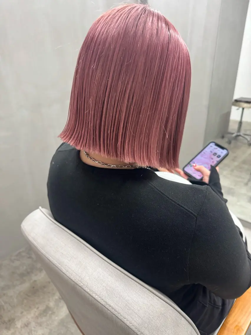ショート ヘアカラー トリートメント miloc🫧 MOMOYOのヘアスタイル