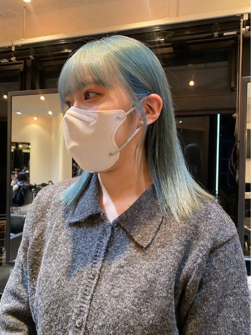ミディアム ヘアカラー saku 🎀🫧のヘアスタイル