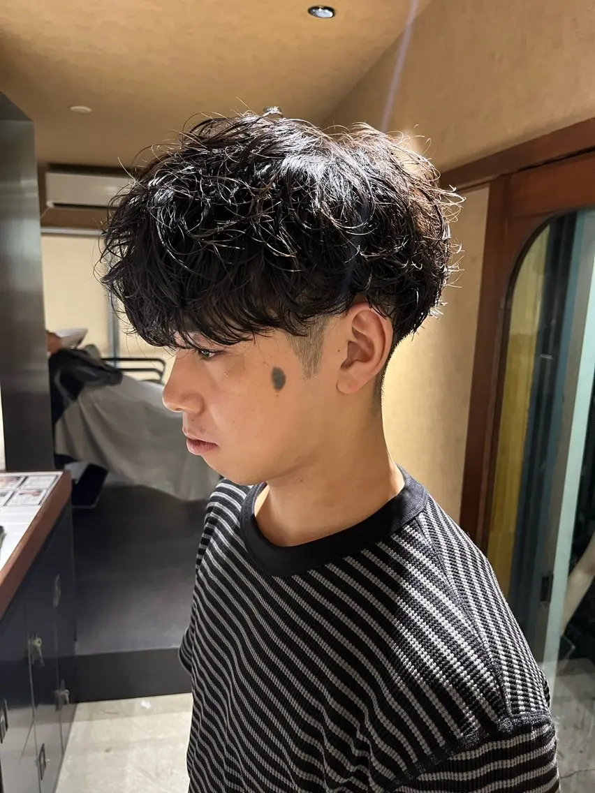 パーマ メンズ メンズパーマ シャドーパーマ ren /waltのヘアスタイル