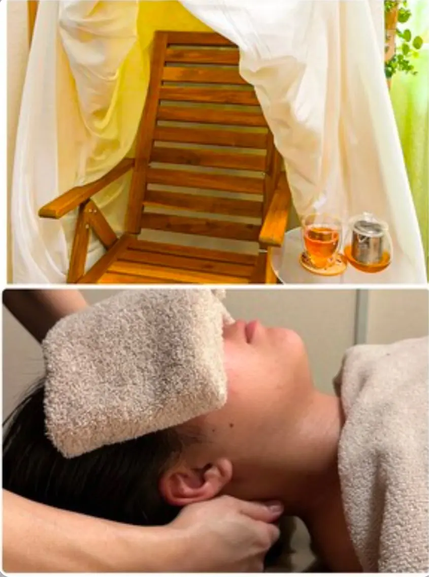 【首肩こり・不眠・頭痛】今日から眠れるドライヘッドスパ８０分＋ハーブテント付き。合計１１０分の写真