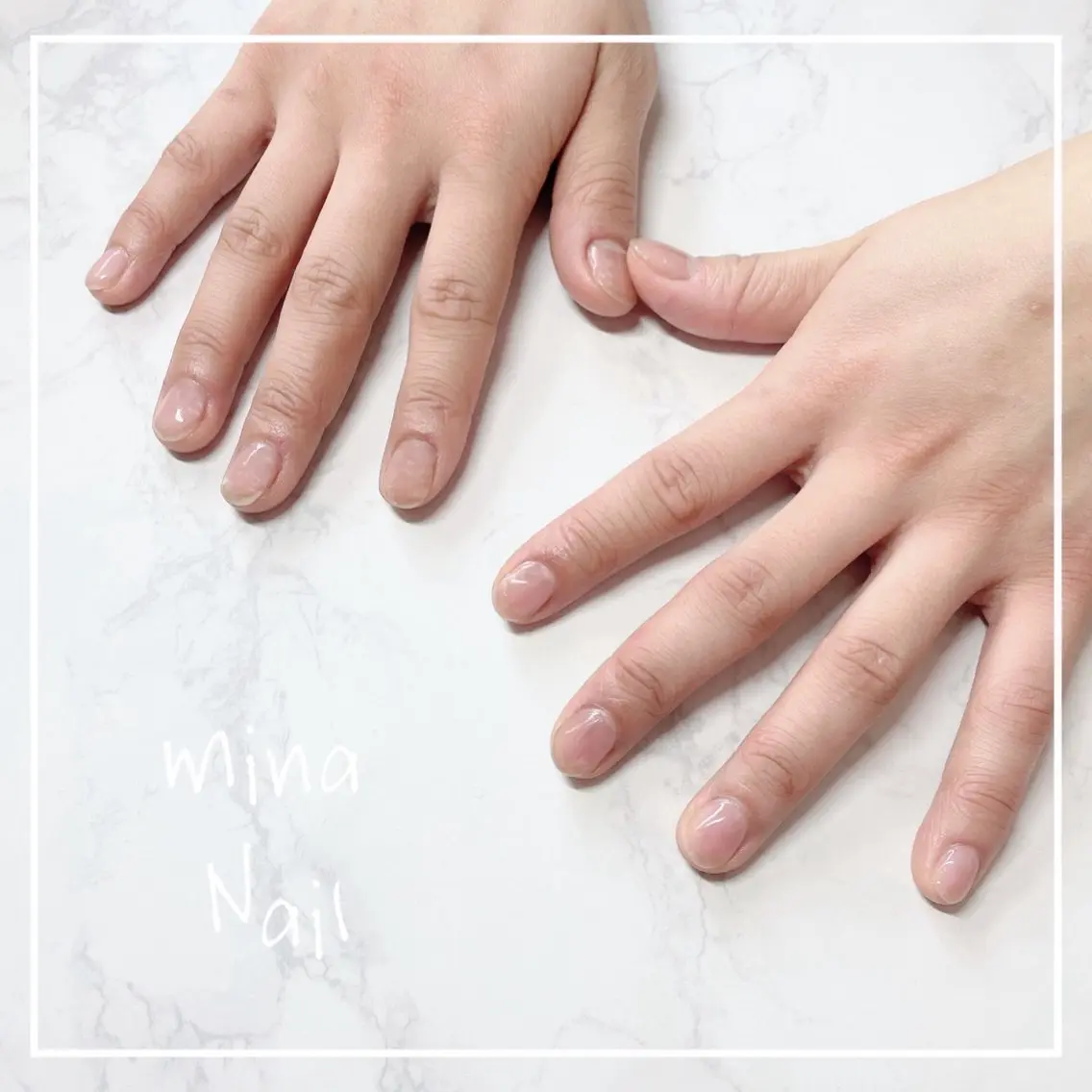 ネイル クリアネイル ジェルネイル mina Nailのネイルデザイン