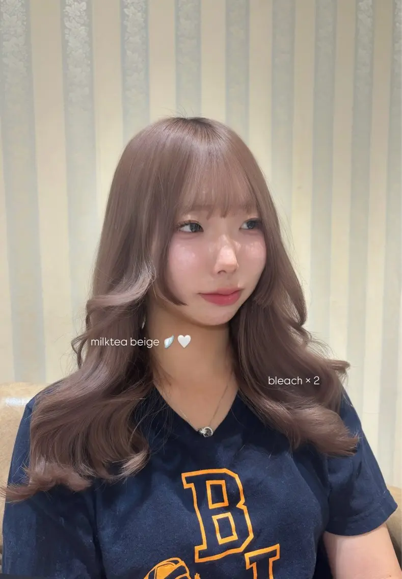 【新規様限定価格🧸♡】ブリーチありダブルカラー"アミノ酸ケア付きハイケアブリーチ"🥣✨の写真