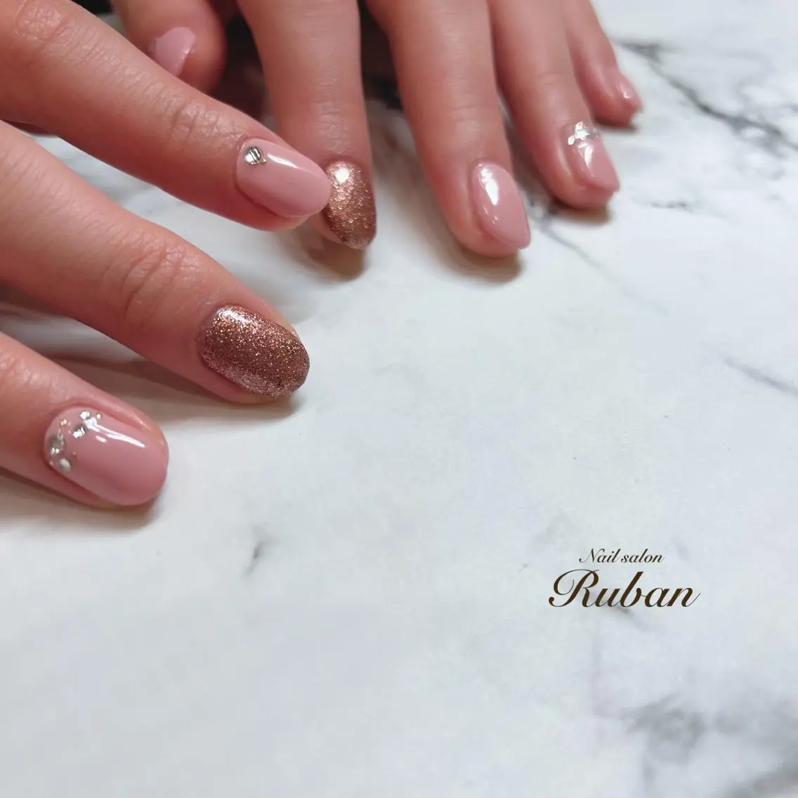 ネイル ワンカラーネイル シンプルネイル Nail salon Rubanのネイルデザイン