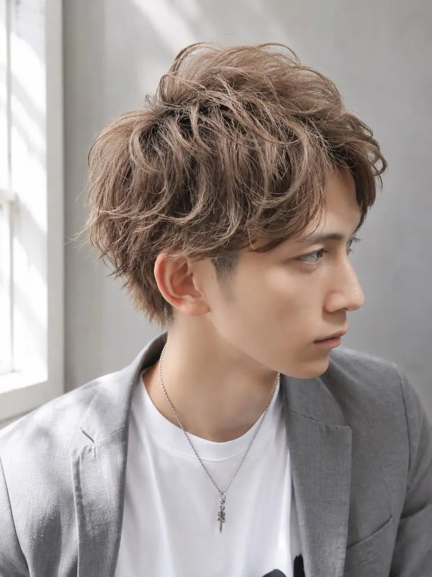 カラー メンズ 水 川のヘアスタイル
