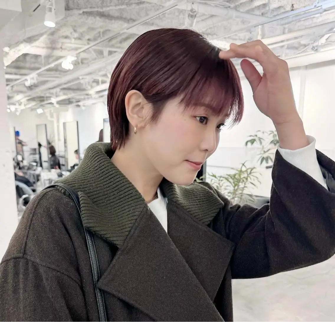 ショート 丸みショート ショートヘア カット ヘアカラー カット特化 /BLUET/新宿のヘアスタイル