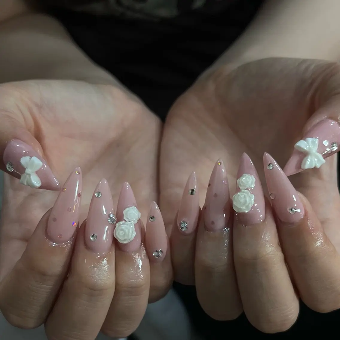 ネイル 韓国ネイル ワンホンネイル Kawaii _Nailのネイルデザイン