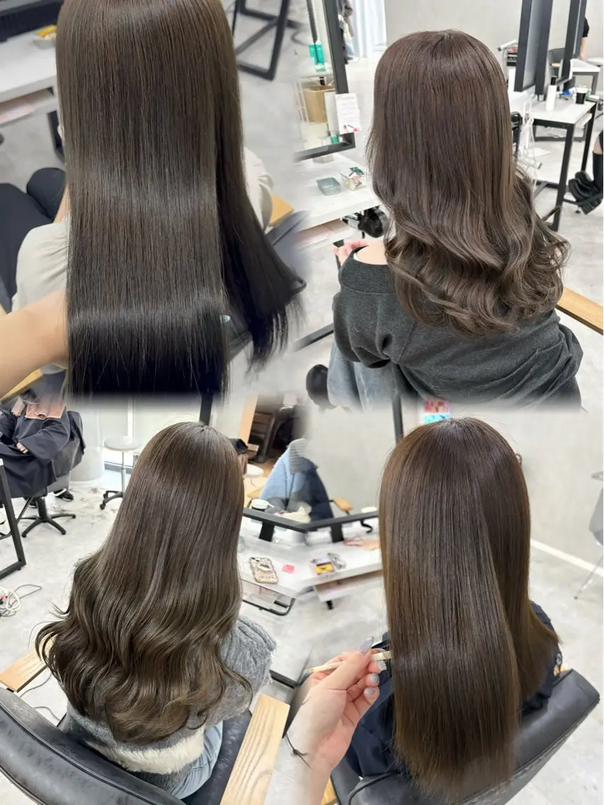 ロング オリーブ🍈髪質改善 hinata♡のヘアスタイル