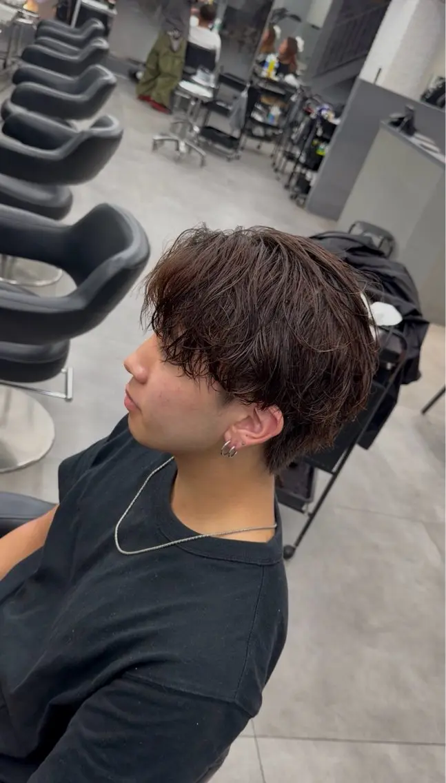 ショート パーマ メンズ 🌊メンズパーマ職人 🌊　とーやのヘアスタイル