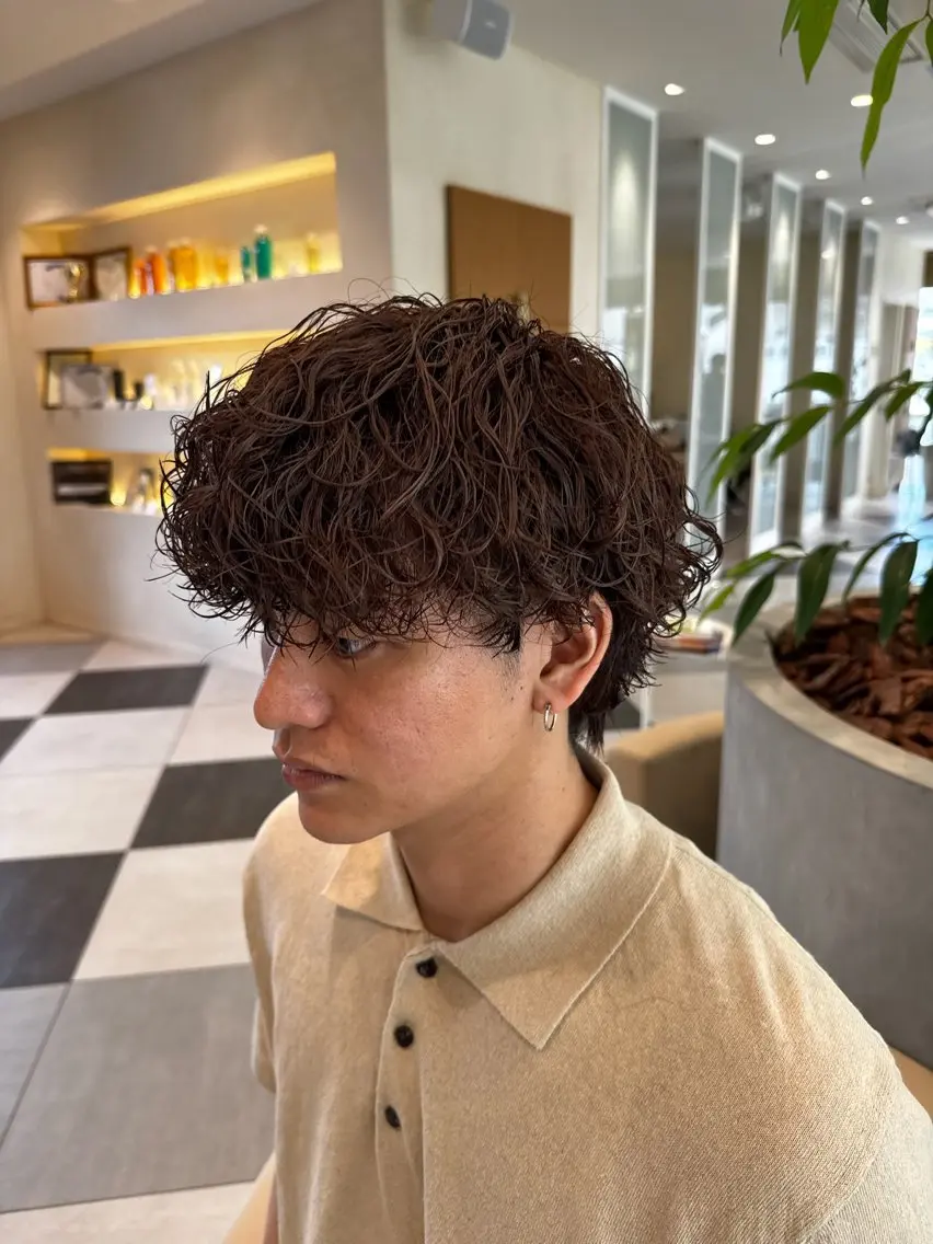 カット×ツイストスパイラルパーマの写真